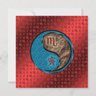 Carte Scorpion & Tigre de Terre