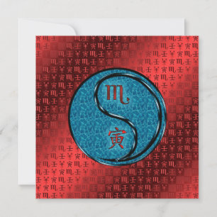 Carte Scorpion & Tigre d'eau