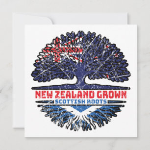 Carte Scotland Scottish New Zealander