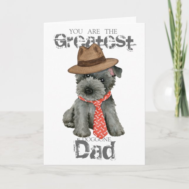Carte Scottish Terrier Dad (Devant)