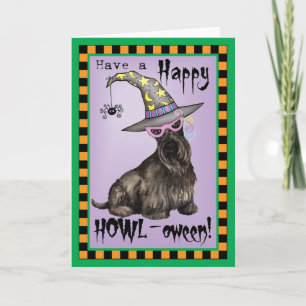 Carte Scottish Terrier Witch
