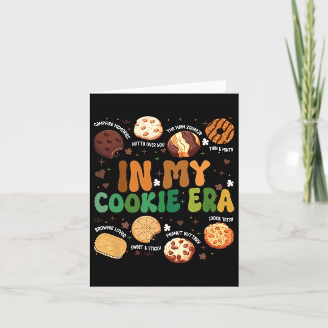 Carte Scout Pour Filles Concessionnaire De Cookies Dans  (Devant)
