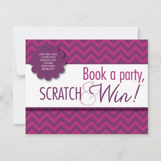 Carte Scratcher avec enveloppe - FACEBOOK (Devant)