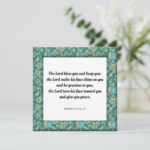 Carte Scripture numérique 6:24-26