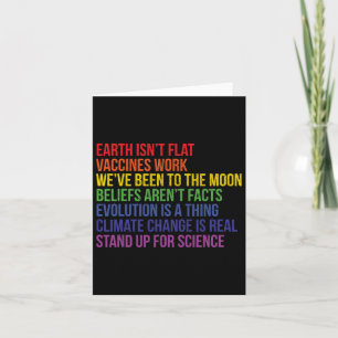 Carte Se battre pour la science La vraie Terre n'est pas