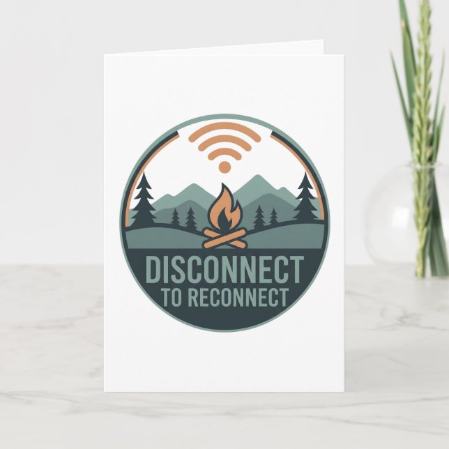 Carte Se déconnecter pour se reconnecter Sensibilisation (Devant)
