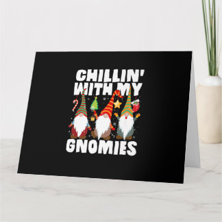 Carte Se détendre avec mes gnomes drôles de gnome Noël P