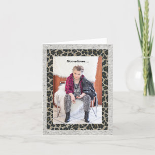 Carte Se disant humoristiquement normal, mais ennuyeux