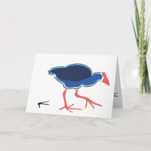 Carte se pliante de Pukeko