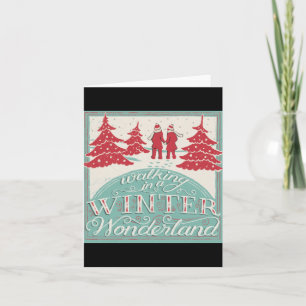 Carte Se promener dans un pays des merveilles hivernal 