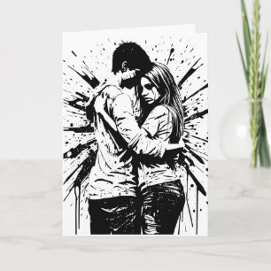 Carte Se réconcilier ? Couple qui se dispute 