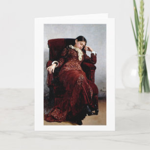 Carte Se reposer, Ilya Repin