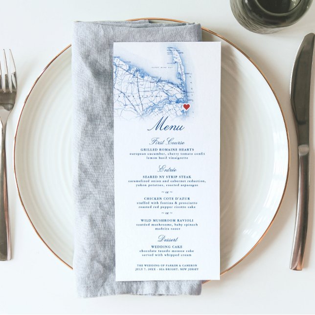 Carte Sea Bright New Jersey Destination Mariage (These Sea Bright New Jersey Wedding menus are perfect for a Windows on the Water destination wedding)