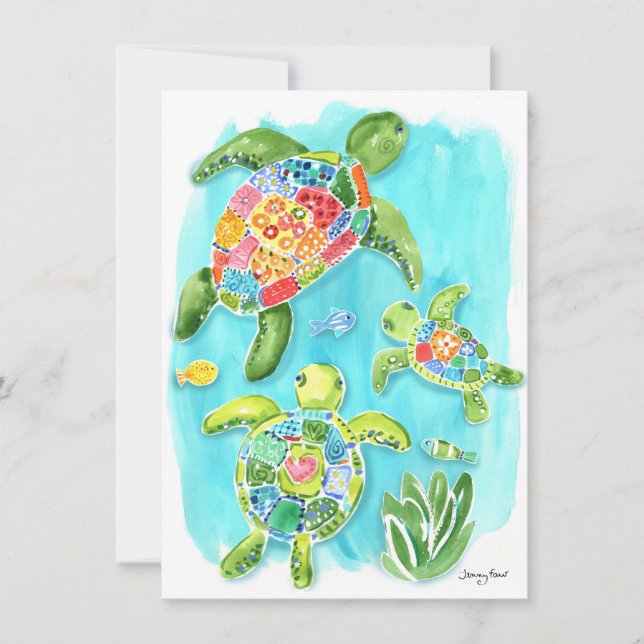 Carte Sea Turtle (Devant)