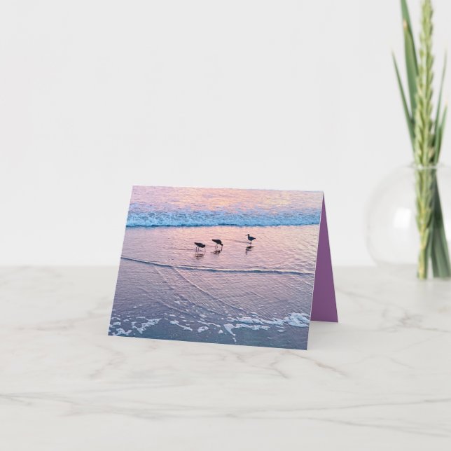 Carte Seabirds at Twilight (Devant)