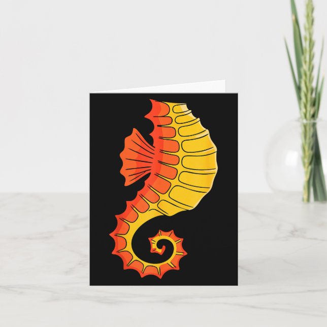 Carte Seahorse Shirt Adult Kids Men Women Sea Horse Cost (Devant)