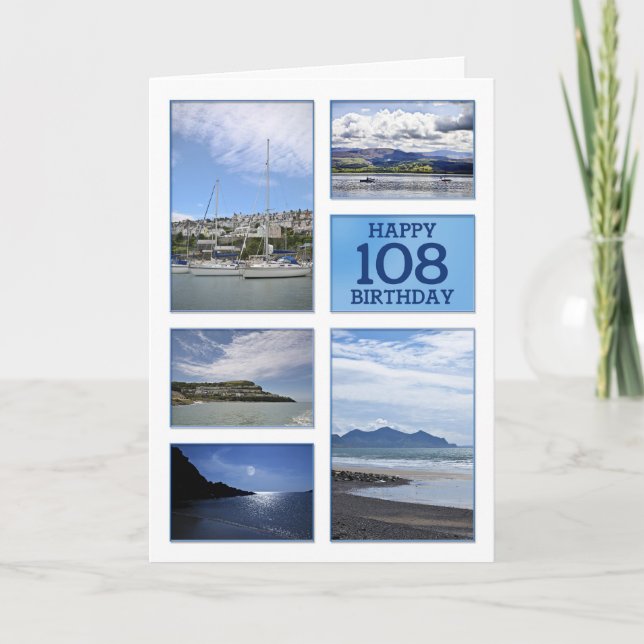 Carte Seascapes 108e anniversaire (Devant)