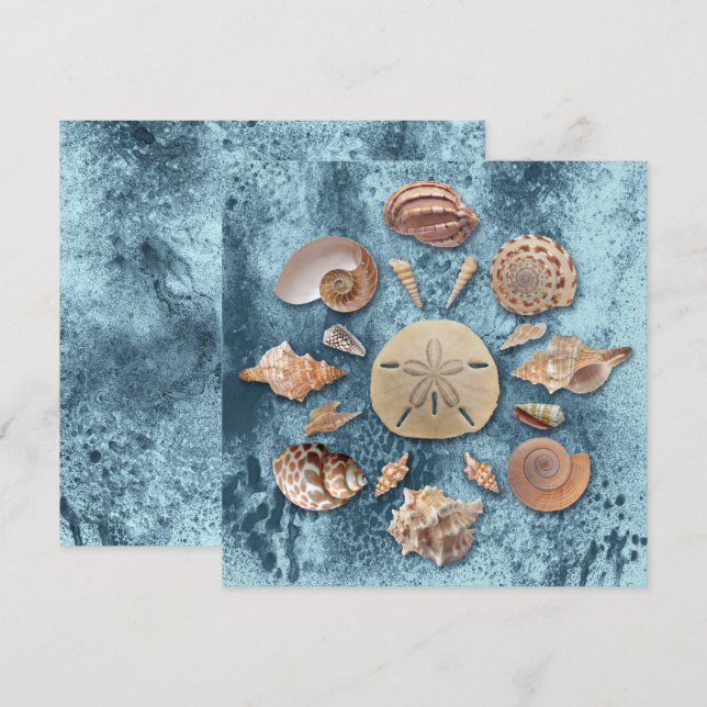 Carte Seashells Collection Mandala (Devant / Derrière)