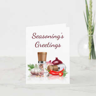 Carte Seasonings Greetings for Zesty Spicy Holiday Fun