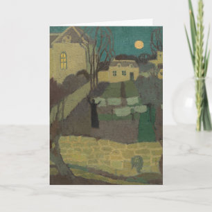 Carte Sécher le lin ou la lune au Prieuré : blanc