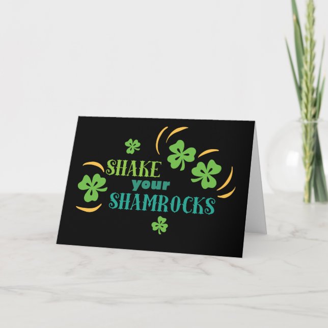 Carte Secouer vos Shamrocks (Devant)