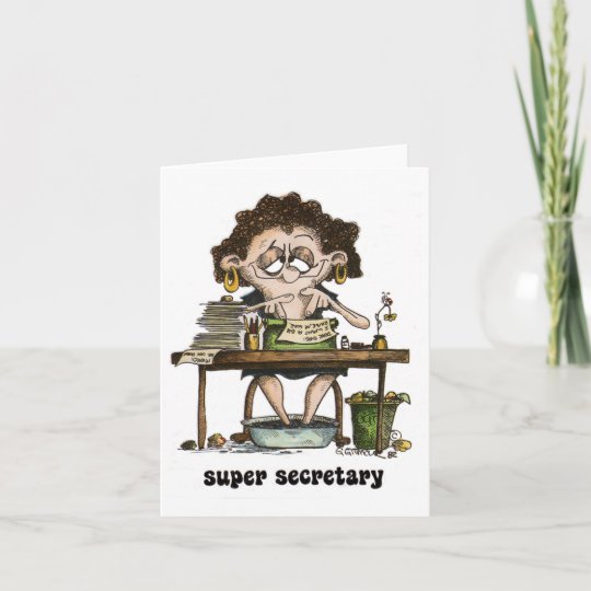 Carte Secretaire Superbe Zazzle Fr