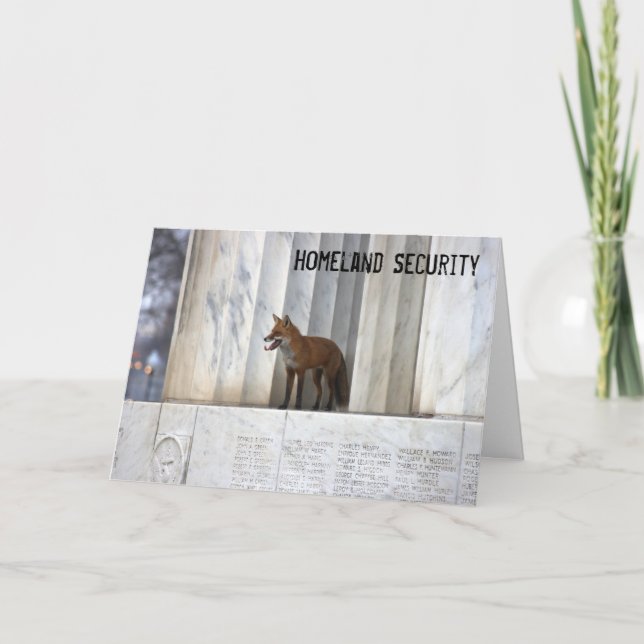 Carte Sécurité de patrie (Devant)