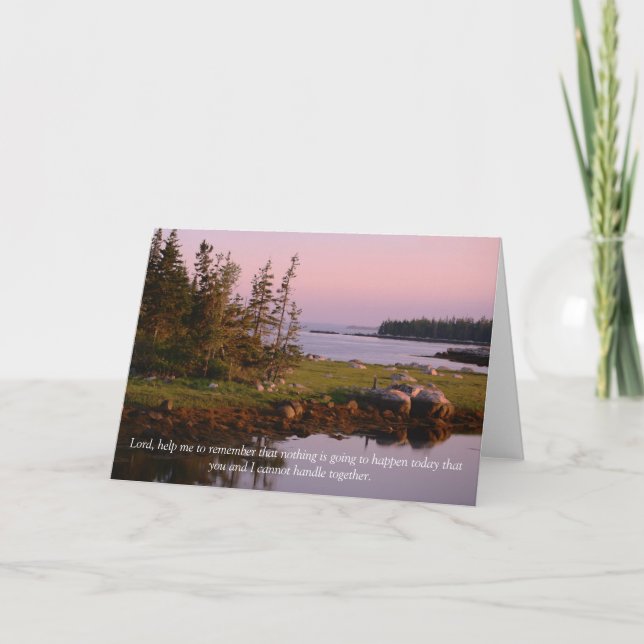 Carte Seigneur, aide-moi à me rappeler (Devant)