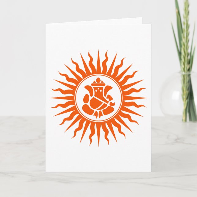Carte Seigneur Ganesha Sign (Devant)