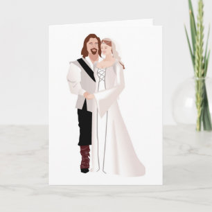 Carte Seigneur Médiéval Et Dame