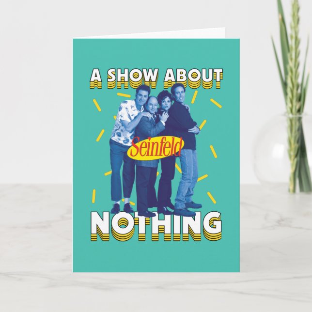 Carte Seinfeld | A Show About Nothing (Devant)