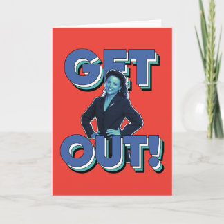 Carte Seinfeld | Elaine - Sortez !