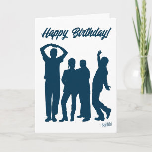 Carte Seinfeld Groupe Silhouette Anniversaire