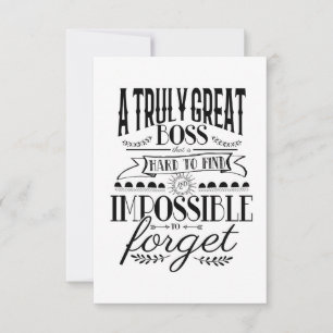 Carte Semaine d'appréciation du patron