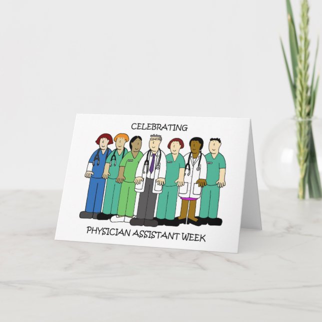 Carte Semaine de l'adjoint médical - octobre (Devant)