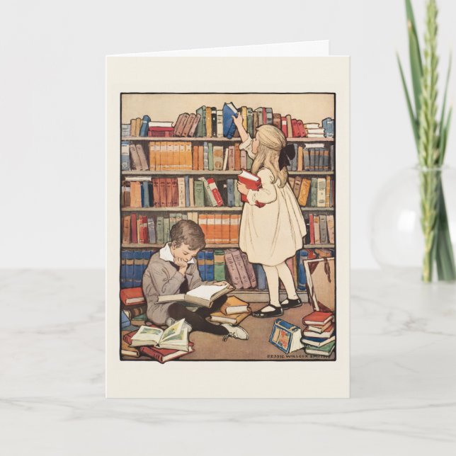 Carte Semaine du livre pour enfants par Jessie Willcox S (Devant)