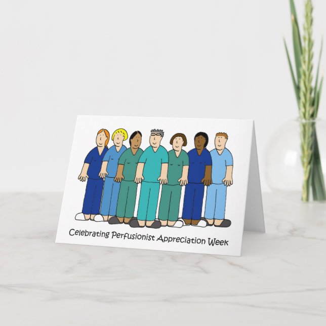 Carte Semaine nationale d'appréciation perfusionniste (Devant)