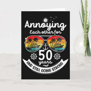 Carte S'embêter 50 ans 50e anniversaire de mariage