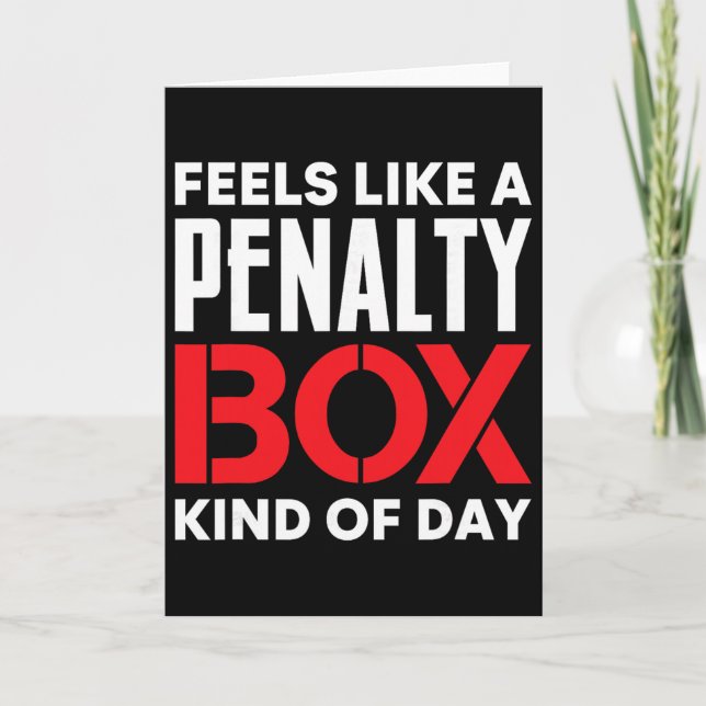 Carte Semble être une journée de boîte de pénalité drôle (Devant)