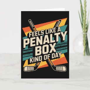 Carte Semble être une pénalité Joueur de hockey Équipe H