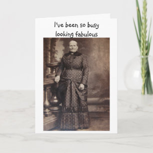 Carte Sembler l'anniversaire humoristique fabuleux