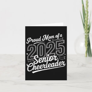 Carte Senior 2025 Cheer Team Mom Lycée Graduation