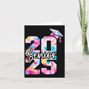 Carte Senior 2025 Cl Of 2025 Tie Dye College High School