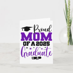 Carte Senior 2025 Fier Maman D'Un Cl De 2025 Graduate Mo