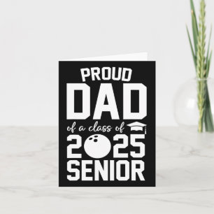 Carte Senior 2025 Fier Papa D'Un Cl De 2025 Bowling Grad