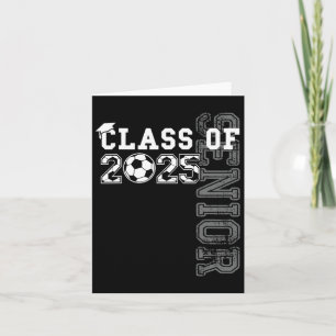 Carte Senior 2025 Soccer Cl De 2025 Drôle Graduation 202