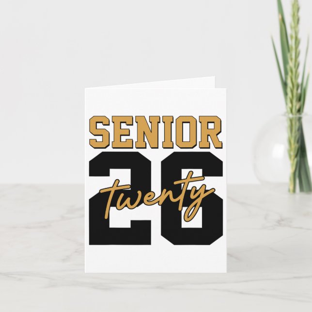 Carte Senior 2026 Retro Cl Of 2026 Graduation 2026 Men W (Devant)