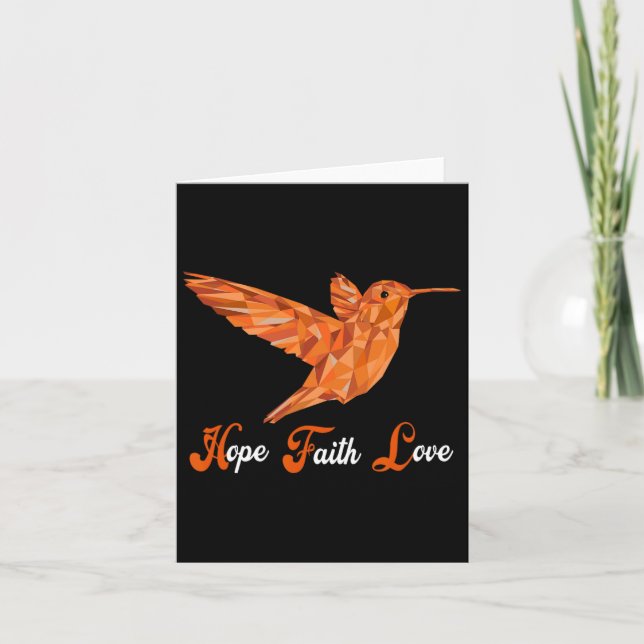 Carte Sensibilisation à la leucémie de l'amant (Devant)