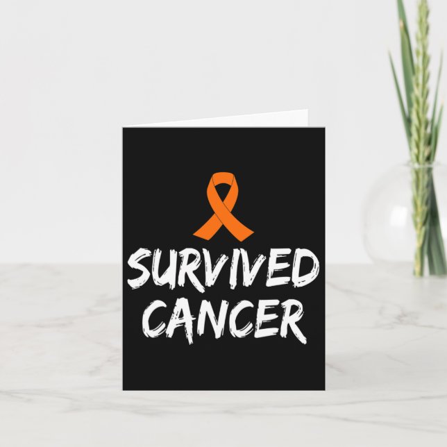 Carte Sensibilisation à la leucémie du cancer (Devant)