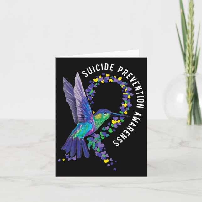 Carte Sensibilisation à la prévention du suicide Santé m (Devant)